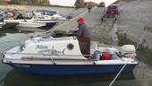 6 A Vaskapu-szorosig - tipikus dunai halászbárka a vukovári kikötőben